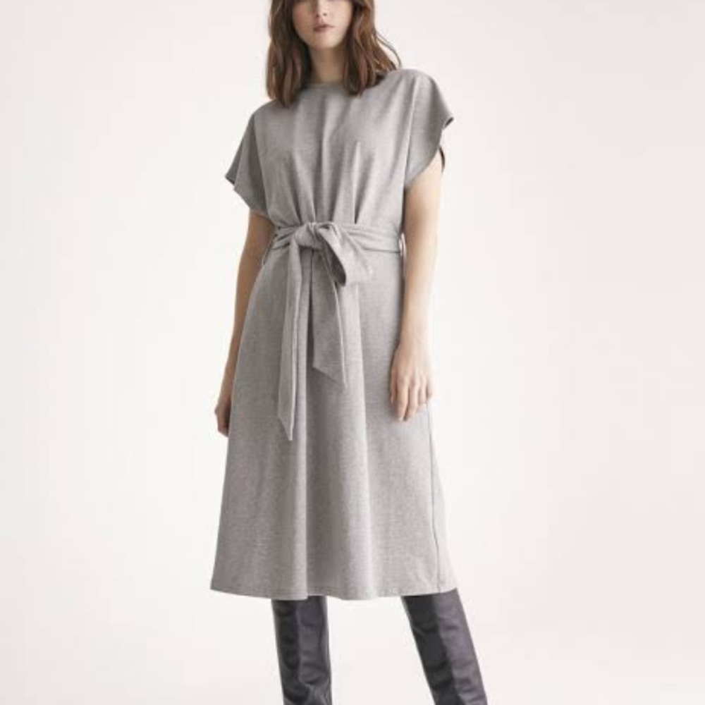 JUICY COUTURE cotton grey casual dress pockets